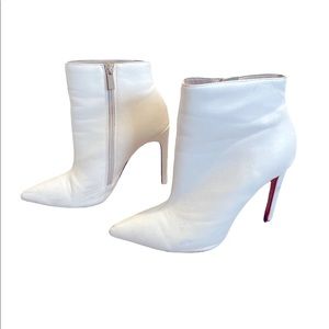 RAYE size 6.5 white leather bootie